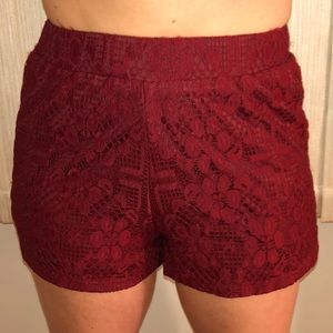 Charlotte Russe High-Rise Flowy Shorts